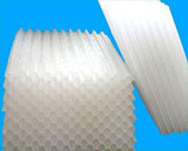 Hexagonal honeycomb Inclined tube packing