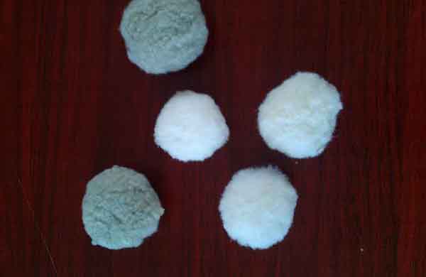 Fiber ball, Fiber bundle Filter material